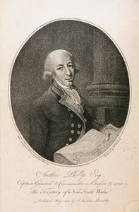 Arthur Phillip, brittiläinen laivaston komentaja, n. 1789 tekijältä Unbekannt