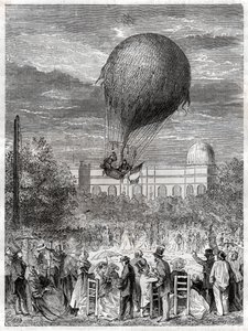 Ascension en ballon. Ilmapallolento.
