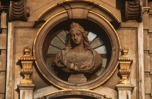 Belgia, Bryssel, Grand Place, koristeellinen yksityiskohta