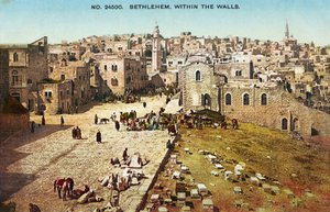Betlehem, 1900-luvun alku (postikortti). tekijältä Unbekannter Künstler