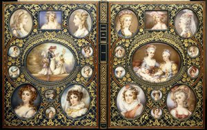 Sidonta 24 muotokuvalla, Richard Brinsley Peaken kirjasta "French Characteristic Costumes", 1816 tekijältä Unbekannt