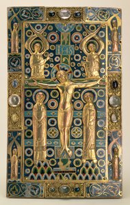 Kirjan kansi, Limoges, 1200-luvun alku (puu, kupari kullattu ja emali) tekijältä Unbekannt