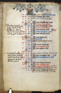 Tuntikirja ("Beaufort/Beauchamp Hours") tekijältä Unbekannter Künstler