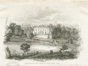 Burslem - "Brownhills" House: kaiverrus ja [?1800-luku] tekijältä Unbekannt