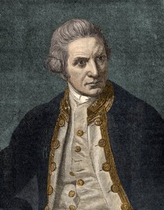 Kapteeni James Cook - muotokuva tekijältä Unbekannter Künstler