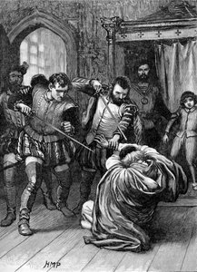 Kardinaali Beaton murhattiin 29. toukokuuta 1546 tekijältä Unbekannter Künstler