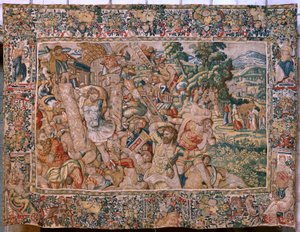 Kathedrale (Cathédrale Saint-Maurice). Flämischer Wandteppich.