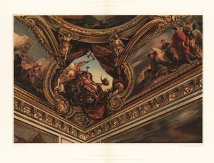 Kattomaalaus Versaillesin palatsista tekijältä Unbekannter Künstler