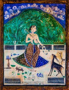 Chittra Sala -piha, jossa on virtuaalisia hienoja maalauksia, Taragarhin linnoitus, Bandi, Bandi, Rajasthan, Intia, Aasia (kuva) tekijältä Unbekannter Künstler
