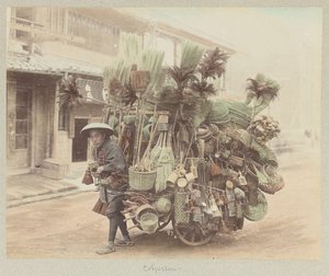 Colporter - Japani 1880-1910 tekijältä Unbekannter Künstler