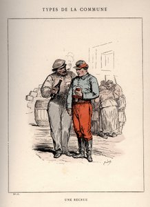 Paris Commune: UNE RECIRUE (15) -asu "" Les Communeux