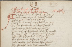 Kopio Chronicle Andrew of Wyntoun, Fol 325 verso, yksityiskohta, n. 1550 (muste paperille) tekijältä Unbekannt