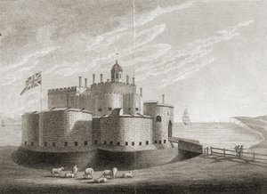 Deal Castle (kaiverrus) tekijältä Unbekannter Künstler