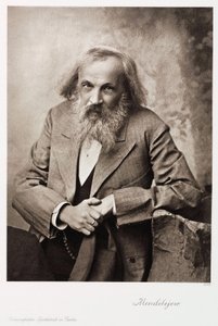 Dmitri Ivanovitš Mendelejev, venäläinen kemisti, vuodesta 1905 tekijältä Unbekannt