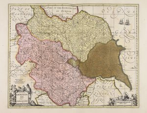 Ducatus Eboracensis anglice Yorkshire tekijältä Unbekannter Künstler
