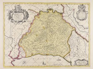 Ducatus Gelriae pars quarta quae est Arnhemiensis siue Velavia tekijältä Unbekannter Künstler