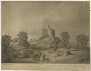 Dudleyn linna: - The Keep: akvatinta, jossa on kaiverrettu kuvaus, nd [c 1793] tekijältä Unbekannt