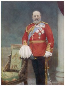 Edward VII (1841-1910) Englannin kuningas vuosina 1901-1910, kuva: Downey. tekijältä Unbekannter Künstler