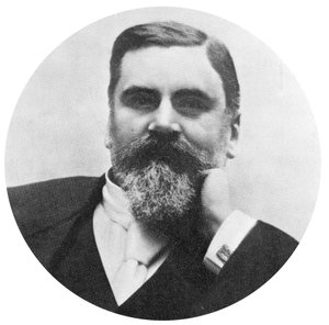 Emile Levassor, ranskalainen autonvalmistaja, n. 1885 tekijältä Unbekannt
