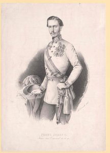 Itävallan keisari Franz Joseph I tekijältä Unbekannter Künstler