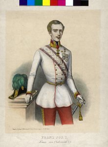 Itävallan keisari Franz Joseph I tekijältä Unbekannter Künstler