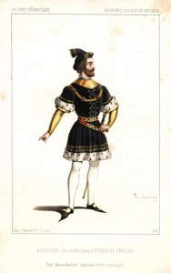 Englantilainen baritoni Paul-Bernard Barroilhet kuninkaana L