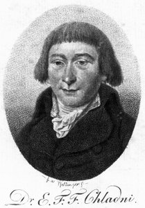 Ernst Florens Friedrich Chladni, saksalainen fyysikko tekijältä Unbekannt