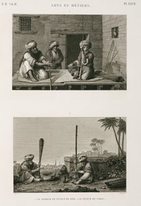 Valmistus, muut piippuvarsien valmistajat ja tupakanpoimurit, Egypti, c 1798 tekijältä Unbekannt
