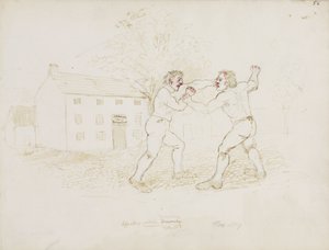 Fighting, Northumberland, n. 1805-1820 tekijältä Unbekannt