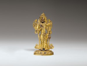 Bodhisattvan hahmo, 1700-1800-luku tekijältä Unbekannt