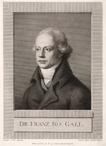 Franz Joseph Gall, saksalainen anatomi ja frenologi, n. 1800 tekijältä Unbekannt