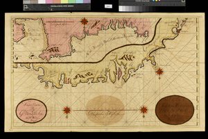 Maantieteellinen kartta: hollantilaisen kartografi Gerard van Keulenin (1678-1726) 1709-1713 tekemä kuva Cartagenasta Kolumbiassa. Biblioteca Angelica, Rooma tekijältä Unbekannter Künstler