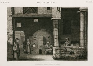 Glass Manufacture Glassworks, Egypti, n. 1798 tekijältä Unbekannt