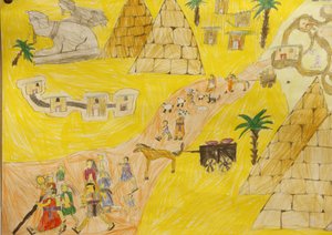 Heprealaiset lähtevät Egyptistä, Budapestista, Hongriesta tekijältä Unbekannt