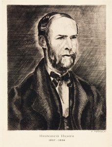 Heinrich Hertz, saksalainen fyysikko, 1800-luvun loppu tekijältä Unbekannt