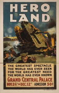 Hero Land -juliste, New York, New York tekijältä Unbekannt