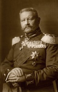 Historia. Saksa. Kenraali Paul von Hindenburg. Valokuva, Saksa, n. 1914-16. (postikortti) tekijältä Unbekannter Künstler
