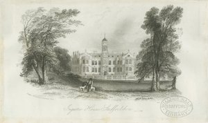 Ingestre Hall: teräskaiverrus, 1.4.1841 tekijältä Unbekannt