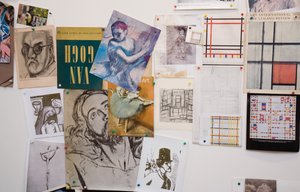 R. B. Kitajin kodin ja studion sisustus, Los Angeles, USA, 2007 (kuva) tekijältä Unbekannt