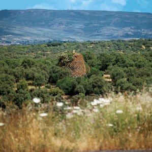 Italia, Sardinian alue, Oristanon maakunta, Nuraghe Crabia tekijältä William M. Timlin