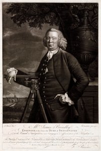 James Brindley, brittiläinen rakennusinsinööri ja kanavarakentaja tekijältä Unbekannt