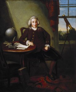James Ferguson (1710-1776), brittiläinen tähtitieteilijä ja taiteilija (maalari), työssään tekijältä Unbekannter Künstler