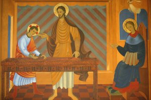 Jeesus puuseppänä Pariisi Ranska tekijältä Unbekannt
