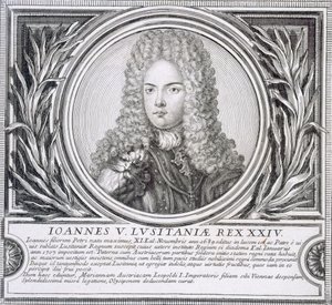 Johannes V Portugalilainen (litho) tekijältä Unbekannt