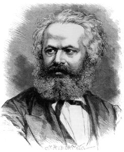 Karl Marx (kaiverrus tekijältä Unknown