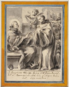 Ranskan kuningas Henrik ja Saint Bernard Clairvaux