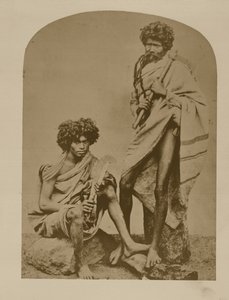 Kurumbarit Neelgerriesistä, no. 431, "Faces of India", pub. 1872 (seepiakuva) tekijältä Unbekannt