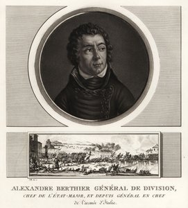 Louis-Alexandre Berthier, Wagramin prinssi, Italian armeijan päällikkö kenraali tekijältä Unbekannt