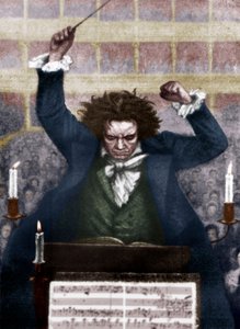 Ludwig van Beethoven kapellimestarina - Katzaroff. saksalainen säveltäjä tekijältä Unbekannt