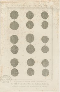 Madeley - Roomalaiset kolikot: kaiverrus, nd [c 1817] tekijältä Unbekannt